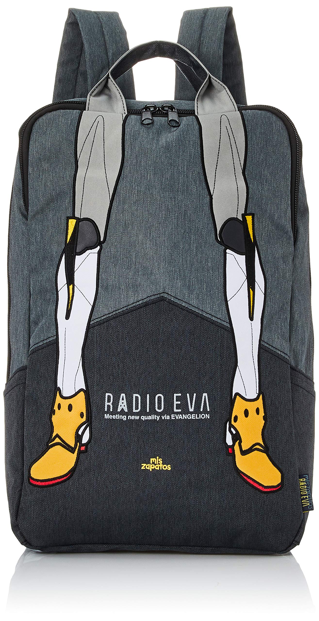 

Backpack Computer Bicolor RADIO EVA Gray [Missapat] Women s