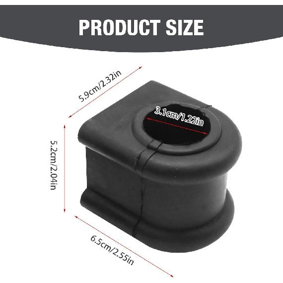 2Pcs 68213310AA Front Left&Right Stabilizer Sway Bar Bushing Replacement for Gra