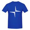 T-shirt Lisse Polestar Style Japonais Trajet Anti-boulochage T-shirt de Base