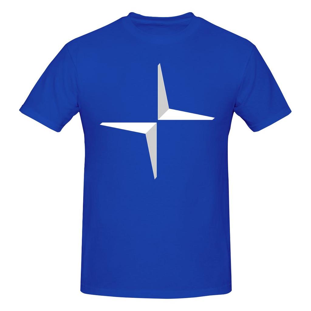 T-shirt Lisse Polestar Style Japonais Trajet Anti-boulochage T-shirt de Base
