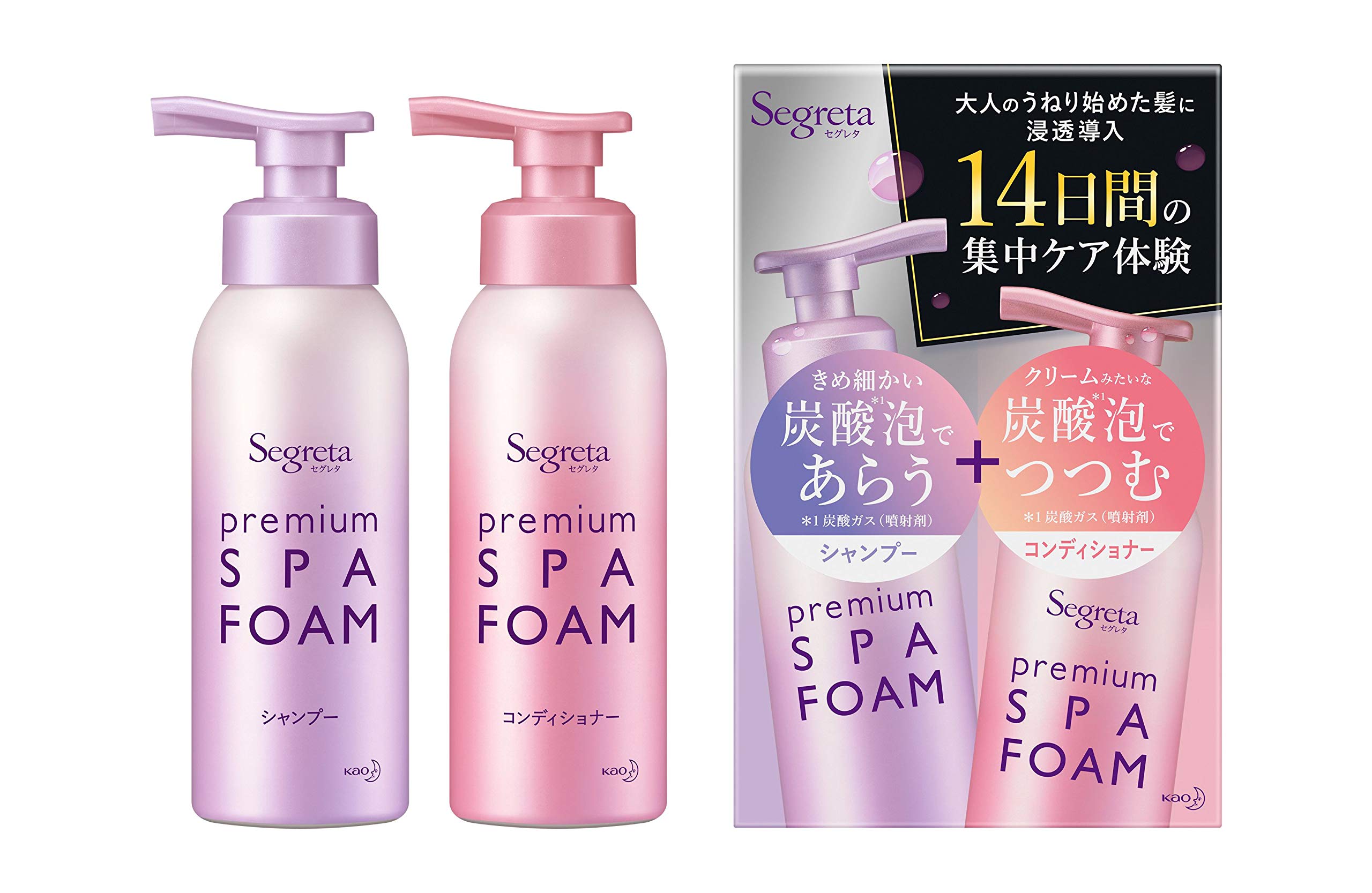 

Segreta Premium Spa Foam Shampoo Conditioner Starter Kit Rich Carbonated Foam 120g Conditioner Carbonated Gas Set & - [Shampoo + 100g] - (Propellant)