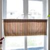 Bohemian Kitchen Curtains Farmhouse Cotton Linen Tassel Translucent Geometric Cabinet Decoration Bedroom Short Curtain
