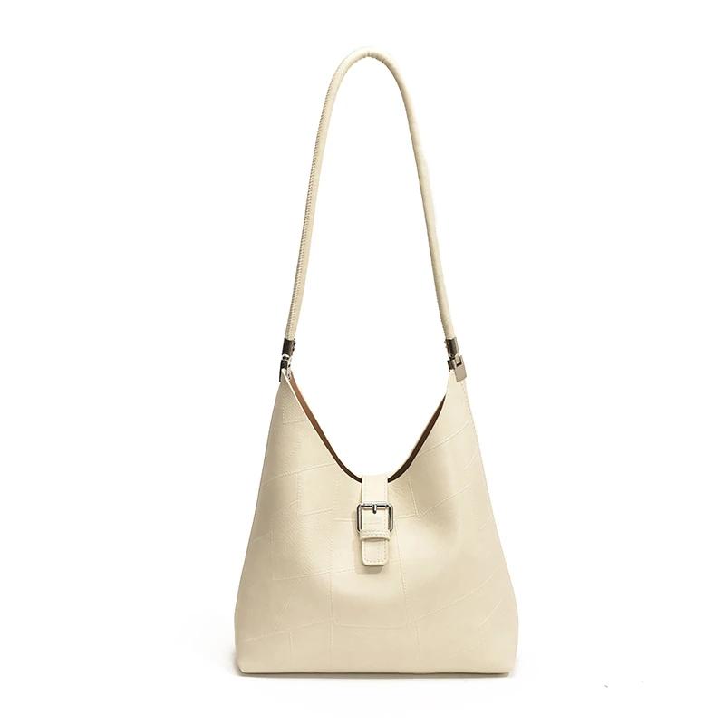 Torba tote do pracy i podróży duża pojemność wysokiej jakości tekstura damska torba na ramię prosta nowa