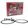 Electric Christmas Train - Sound And Light - Train Christmas Decoration With Animated Wagon And Santa Claus Tree Rails - PR