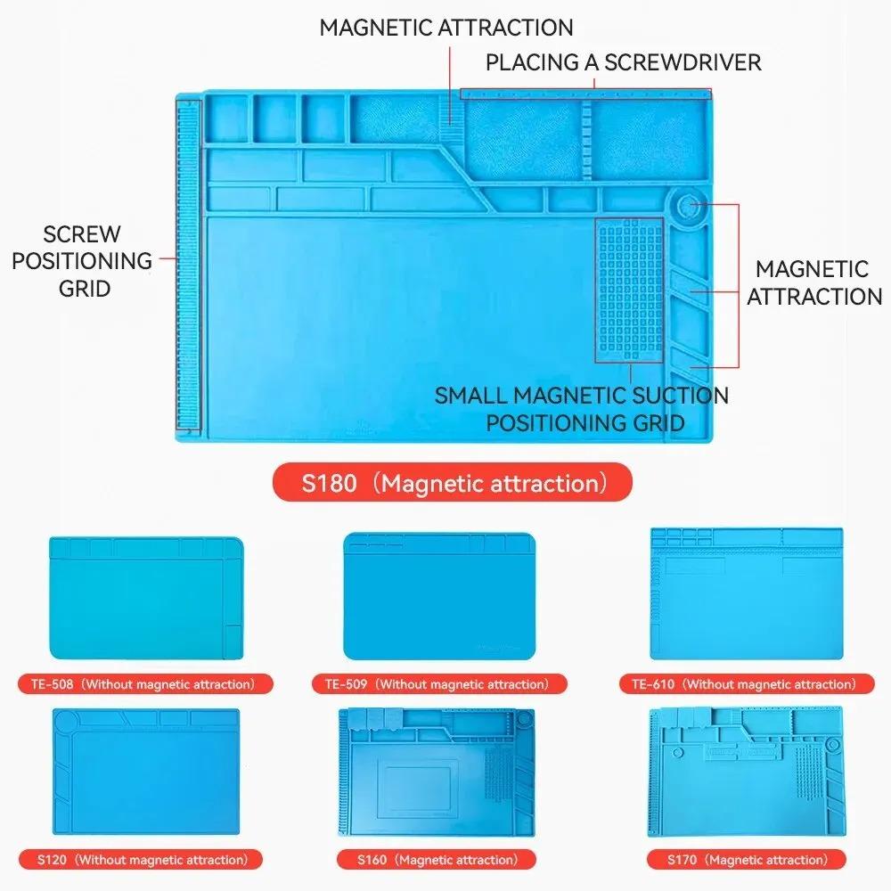 ESD Hitzebeständige 932℉ Lötmatte Arbeitswerkzeuge Computer Telefon Reparaturset Arbeits Reparaturunterlage Hitzebeständige Wartungsplattform