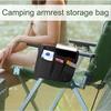Camping Chair Armrest Organizer 1PC Hanging Storage Bag Multifunctional Side Pouch for Outdoor Gear Accessories Supplies