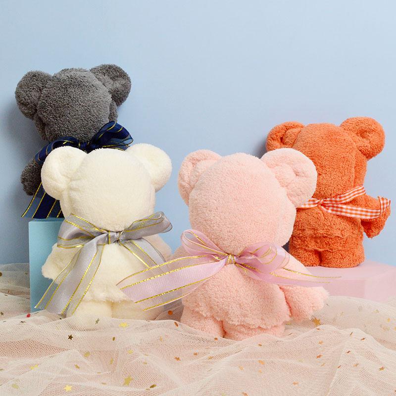 Kleine Bärenhandtuch-Souvenir-Geschenkbox für Hochzeitsfeiern, Fröhliche Überraschungen und Geschenke zum Frauentag
