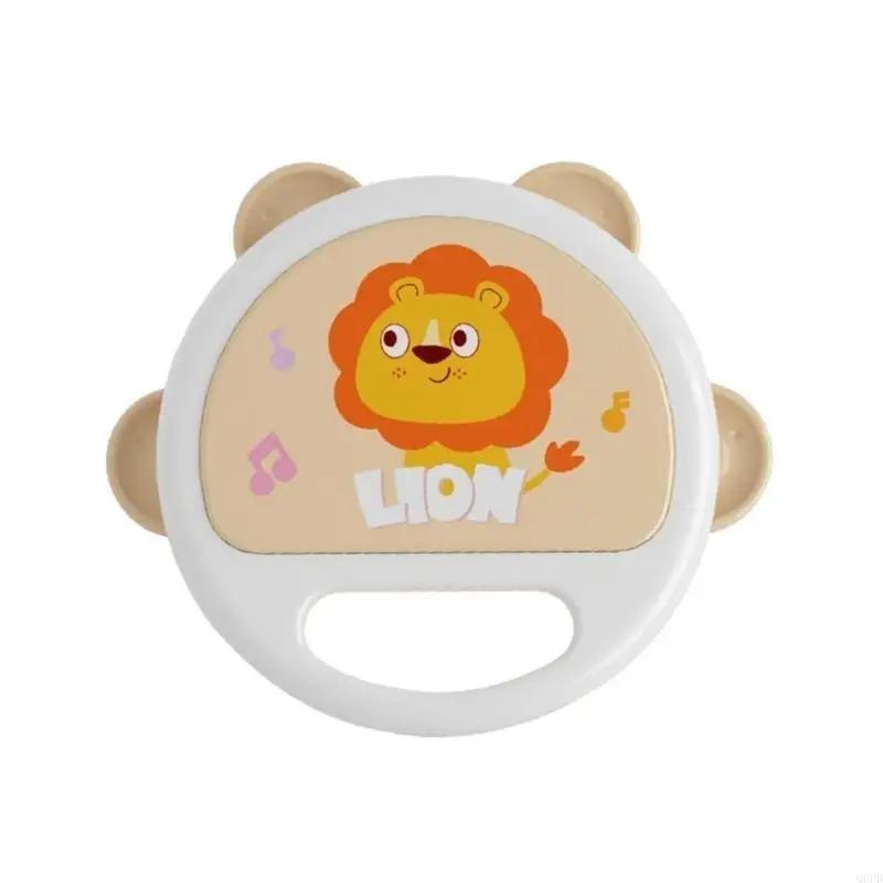 Baby Rattles Toy Cute Animal Hand Bell Grasping Ball Sensory Early Educational Toys For Infant