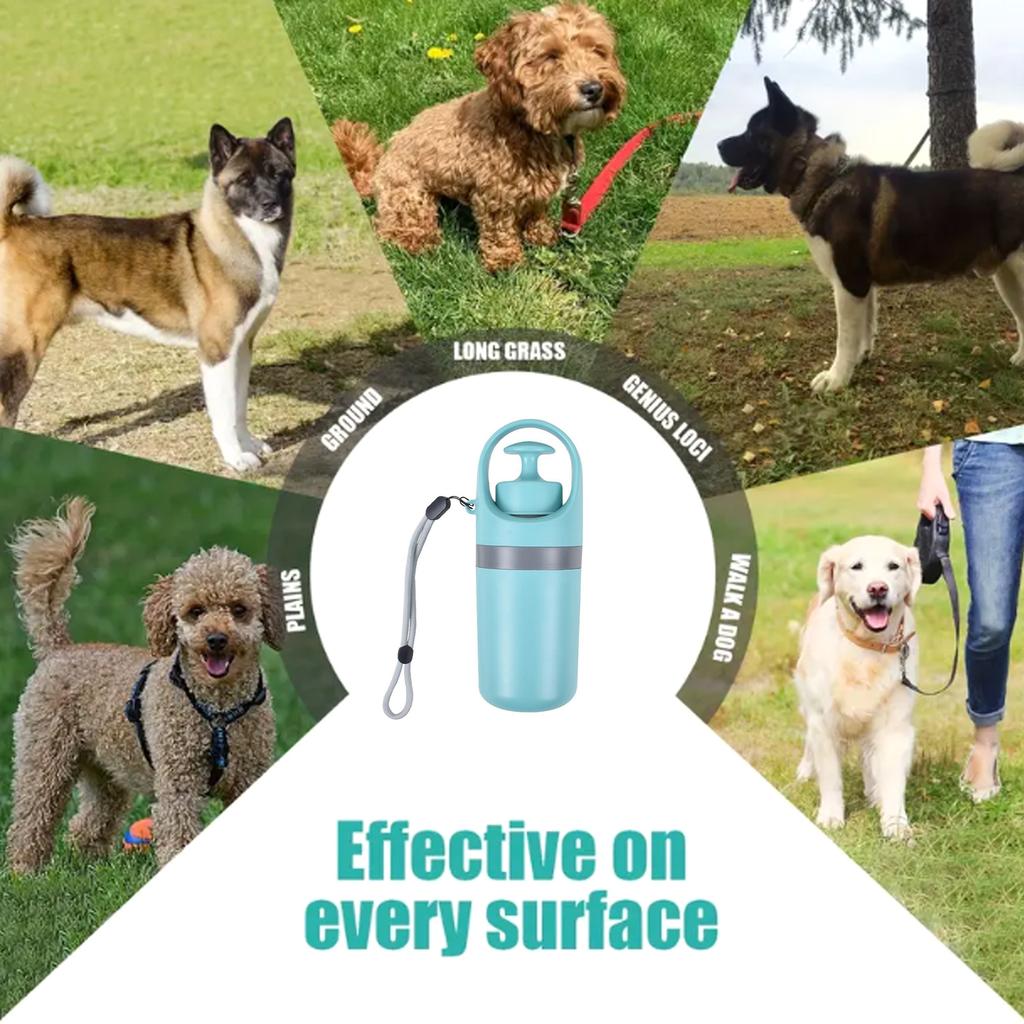 Pooper Scooper for Dogs  Portable 2 in 1 Dog Waste Pick-up Claw for Small Medium Large Dogs