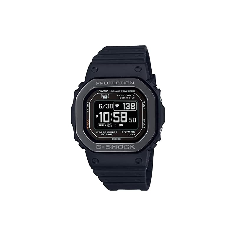[Casio] G-Shock Watch [Domestic Genuine Product] G-SQUAD Heart Rate Monitor Bluetooth Equipped DW-H5600MB-1JR Men's Black