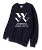 Wibelibellyu From Style Oversized Terry Sweatshirt Navy