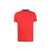 Polo Solid Color Small Logo Embroidered Striped Trim Short Sleeve Polo Shirt Men Tops 710842621-004