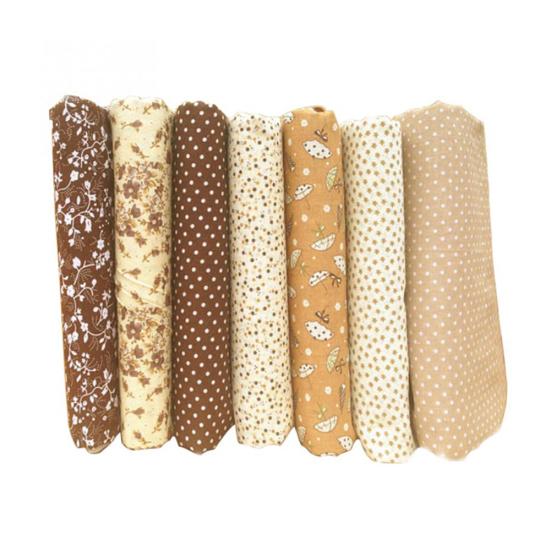 7 Stück 25 cm x 25 cm Blumendruck DIY Patchwork Baumwollstoff Nähen Quilten Tuch