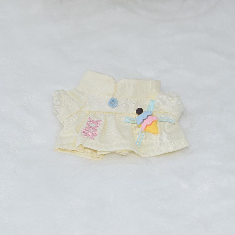 10CM Cotton Doll Starfish and Normal Body Skirt - Universal Cute Dress-Up Clothes for Chubby Dolls For 10CM Doll