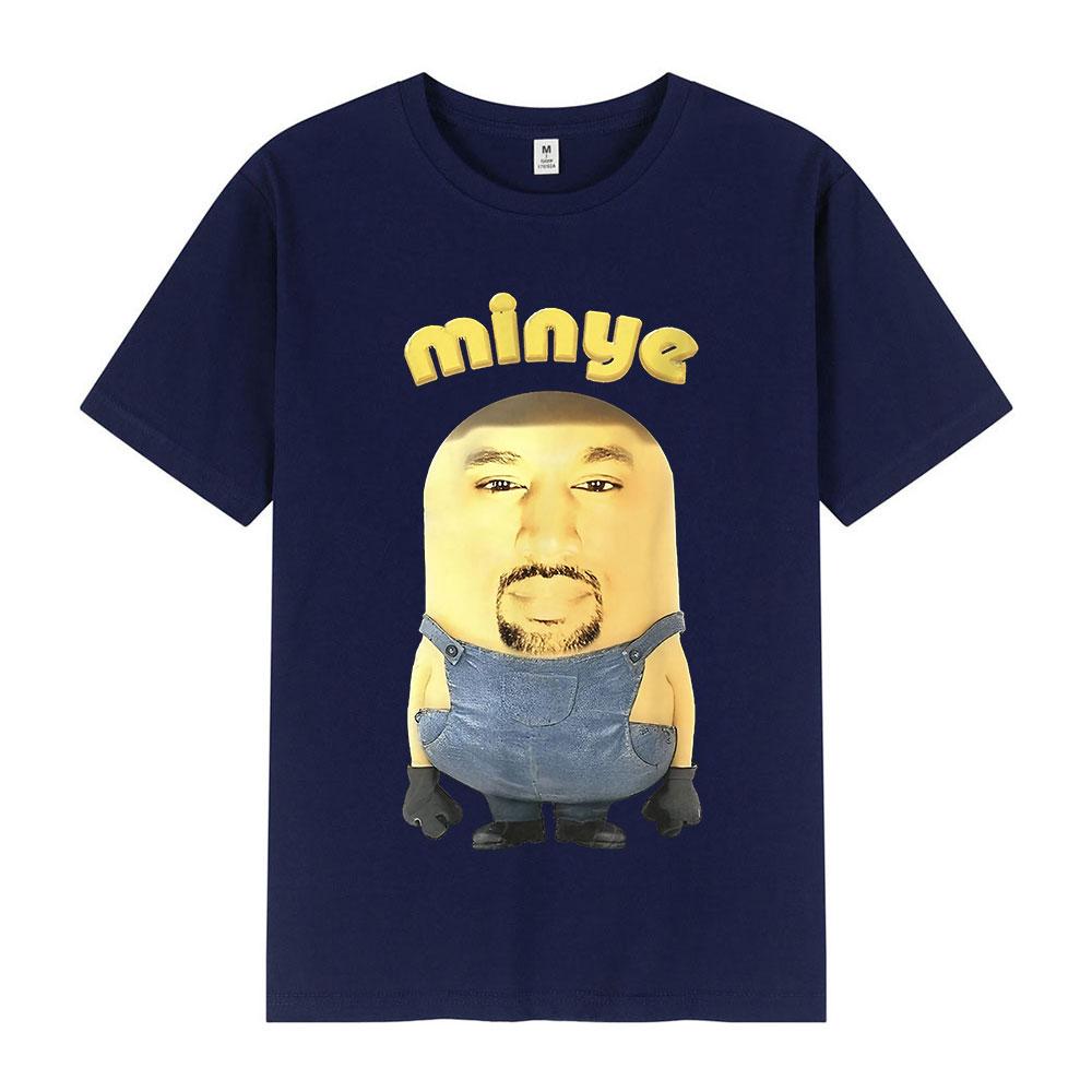 Rapper Kanye West Funny Meme Graphic Fashion Casual T Shirt Men Women Hip Hop Oversized Tshirt Summer Cotton Unisex Tshirts Top
