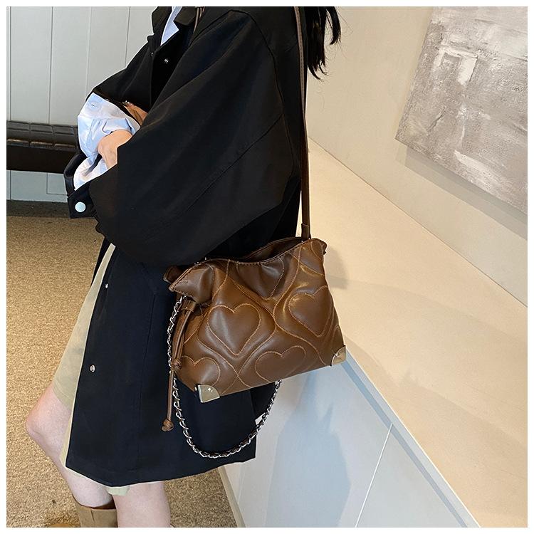 Eimerbeutel für Herbst- und Wintermode, Retro-Diamant, Nischen-einfache Wahl.