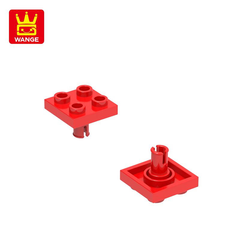 Non-Toxic 139Pcs/Lot 2476 2X2 With Bottom Pin Building Blocks Moc Technical Accessories Compatible With Brick Children Toys Gift