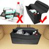 Foldable Finishing Storage Box Soft Felt Anti Slip Automotive Interior Supplies Car Trunk Organizer Car Storage Bag