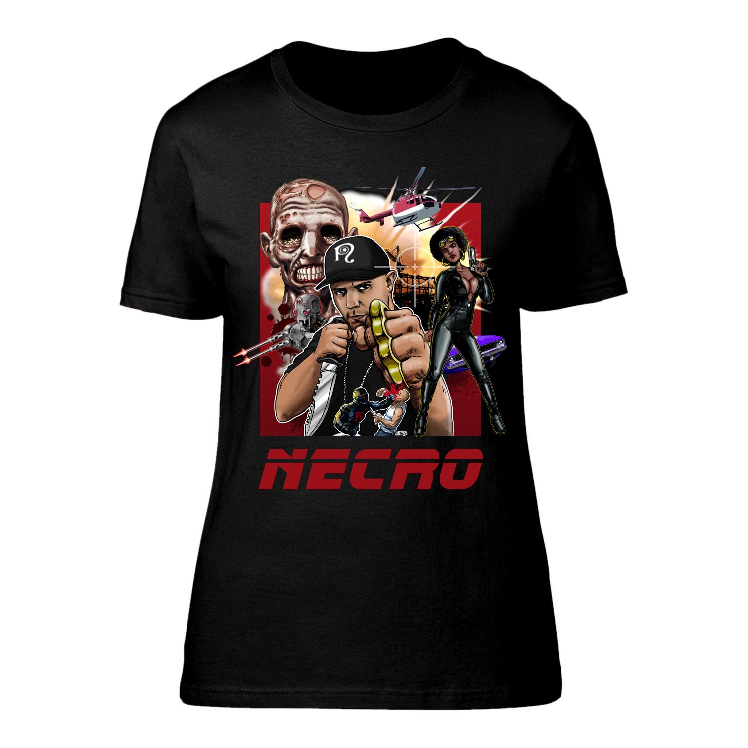 

Necro Absolut Horror Bottle A Casual Tshirt Luxury Brand for Both Men and Women Top 2026 Fun Logo XL