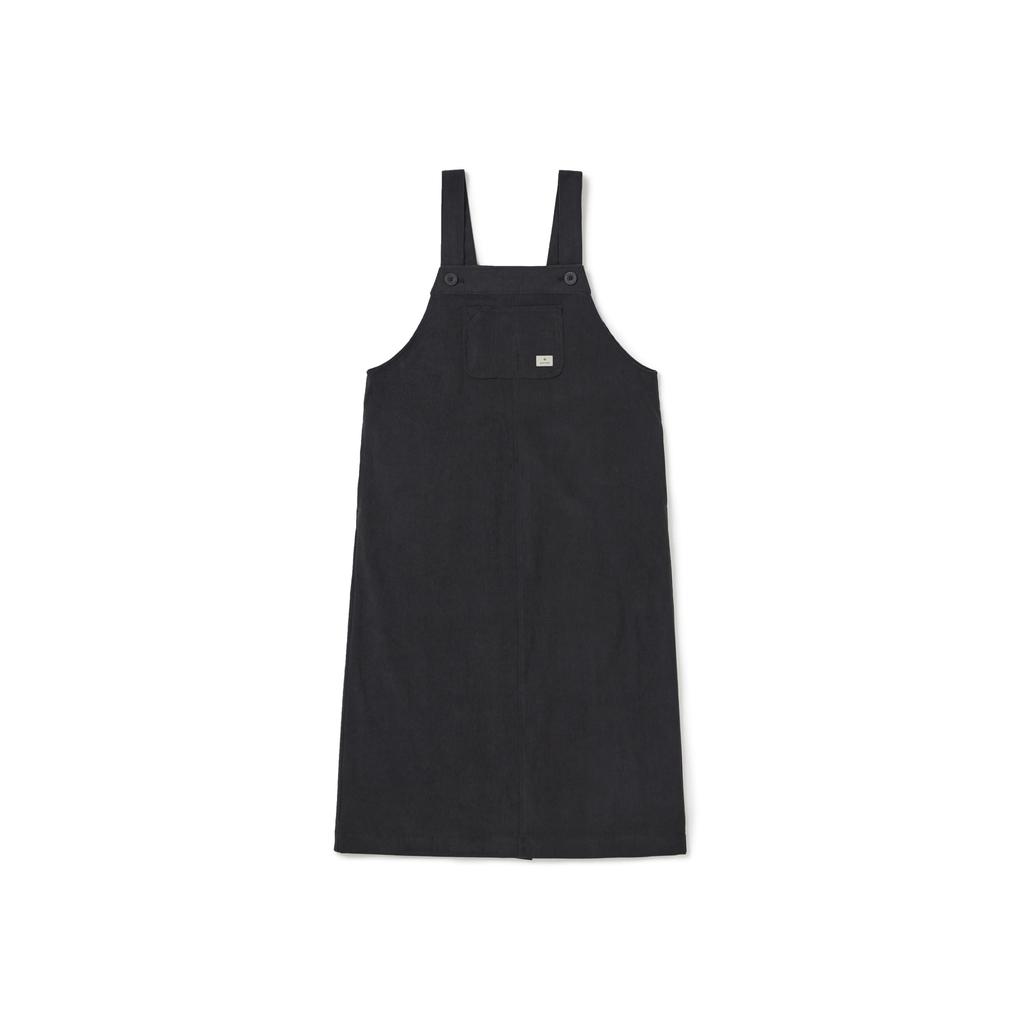Snow Peak Corduroy Overall Dress Dark Size S Women's GS-S25WWFOP73, Charcoal,