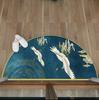 New Chinese Semi-round Floor Mat Entry Non-slip Floor Mat Washable Floor Mat Door Mat Foyer Door Mat