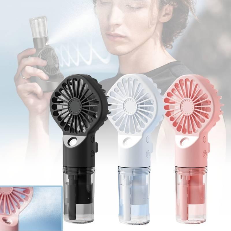 Tragbarer Handnebelventilator USB-wiederaufladbarer Mini-Ventilator für Studenten Outdoor-Geschenk