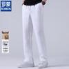 ROMON Men's Summer Thin Linen Casual Pants