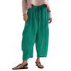 Women High Waist Loose Pleated Wide Leg Casual Long Pants
