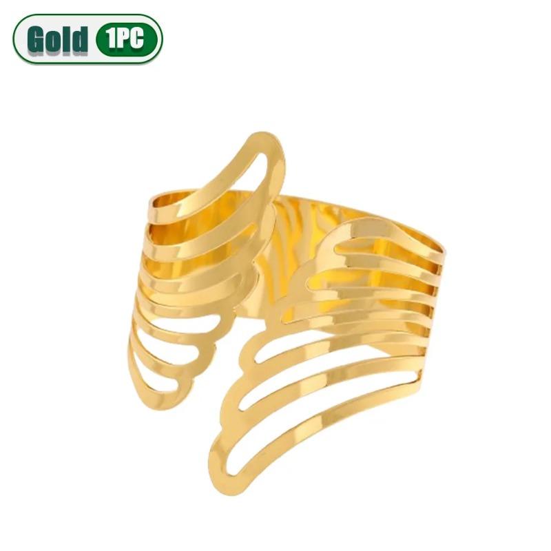 

1-24PCS Butterfly Napkin Ring Metal Table Decor Shiny Elegant Design for Wedding Party Holiday Dining Table Decoration Tableware