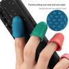 5PCS Rubber Finger Protectors Reusable Flexible Tips Protect Fingertips For Crafts Office Home Paperwork Sewing Cutting Counting