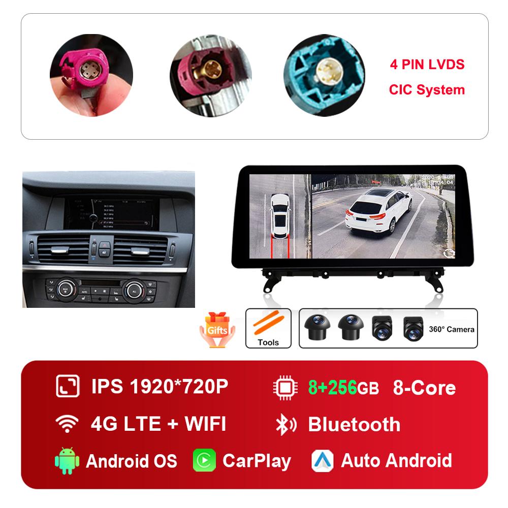 12.3 Inch for BMW 7 Series F01 F02 CIC NBT System DSP Stereo GPS HD Touch Screen Android Car Radio Multimedia Player GPS