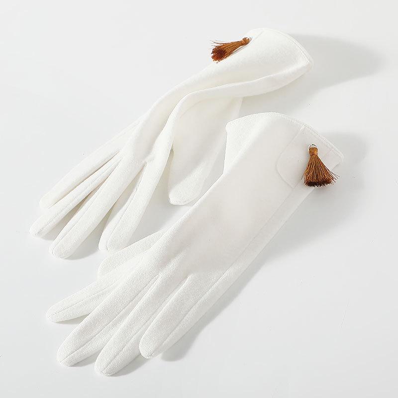 Warm gloves women winter winter outdoor sports cycling thickened touch screen windproof and cold proof