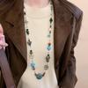 Women's Ethnic Layered Beaded Necklace, Niche Design, High-End Fashion Jewelry