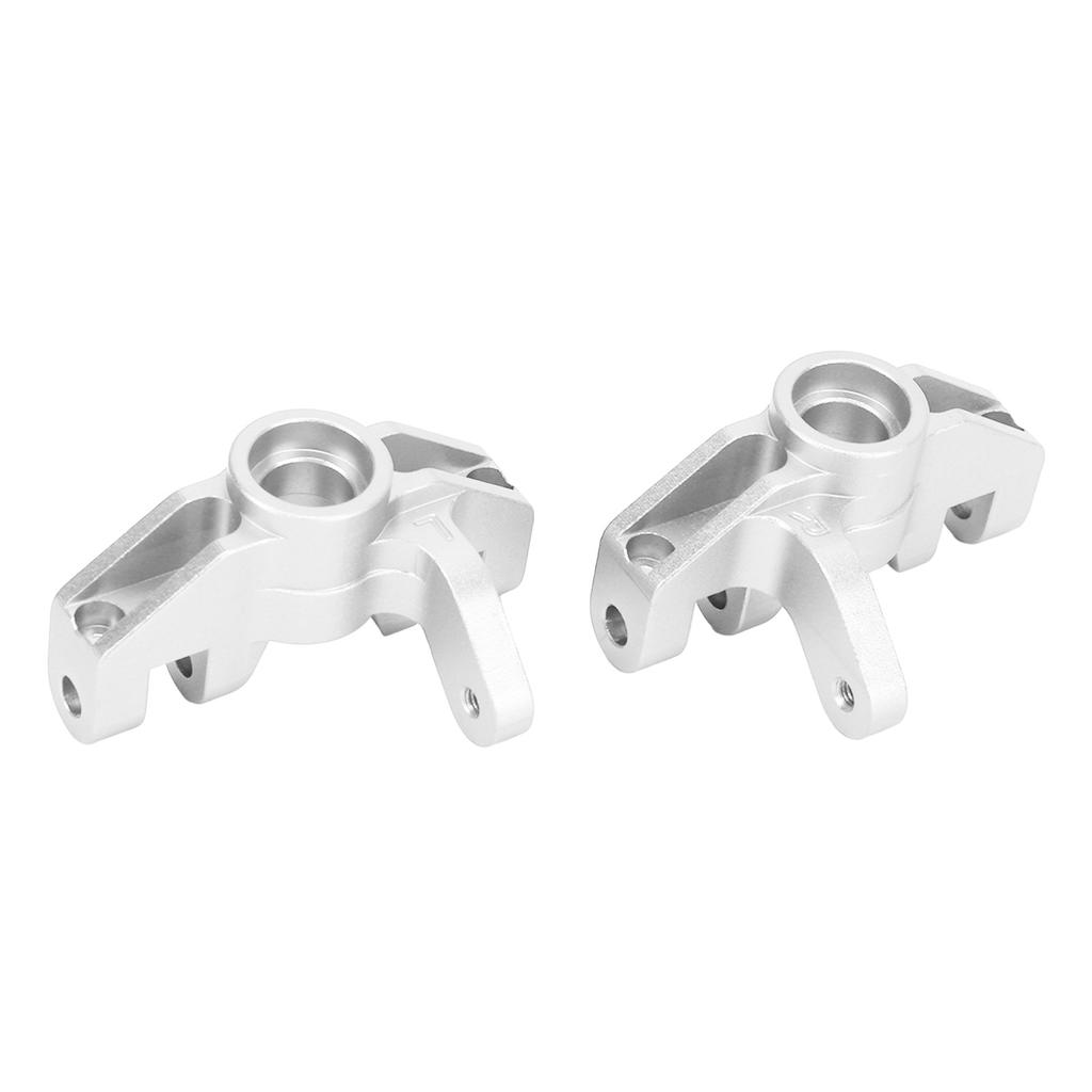 2pcs RC Steering Cup Professional Aluminum Alloy Steering Cup for LOSI Hammer Rey U4 Rock Racer 1 10 RC Car Silver