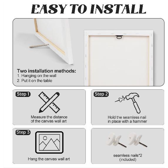 Vintage Floral French Bulldog Wall Art Print Dog Daisy Flowers Picture Painting Aesthetic Wall Decor for Home Living Room Bedroom 8x10 Canvas Framed