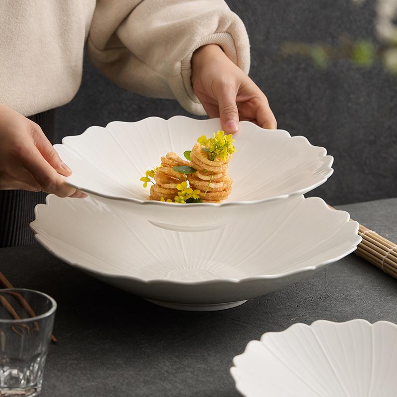 Ceramics Exquisite and Beautiful Plates Hotel Tableware That Is Particularly Attractive High-end Western Style Plates