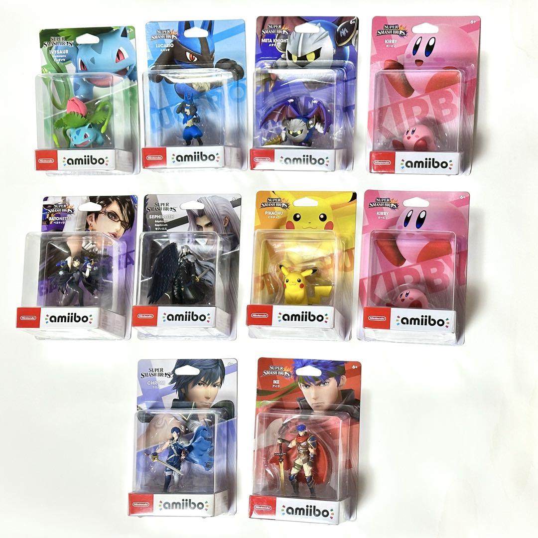 

[USED] amiibo Smash Bros. Series 10-piece set