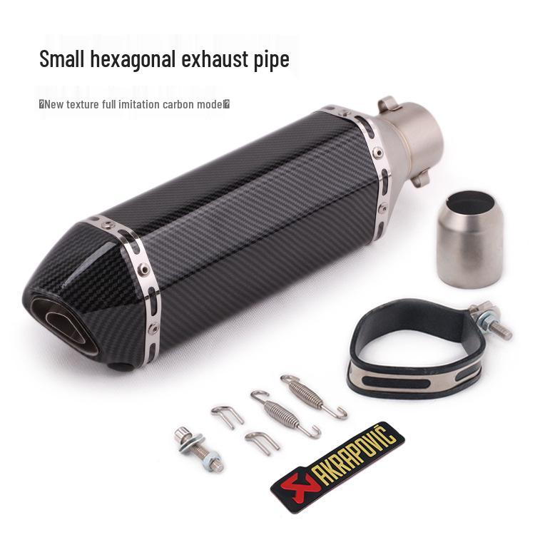 Шестигранная выхлопная труба для мотоциклов Ninja250, CBR500R, R3, R25, GSX1000 и спортивных автомобилей