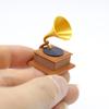 Retro Miniature Record Player Dollhouses Model for Retro Record Player Artistic Detail