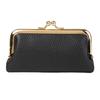 Niche Fashion Mouth Red Envelope Mini Compact Wallet Storage Bag Female PU Leather Clip Bag Trendy