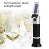 RZ120 Handheld Brix Refractometer Sugar Tester for Beer Wine Fruit Juice 0 32percent  ATC