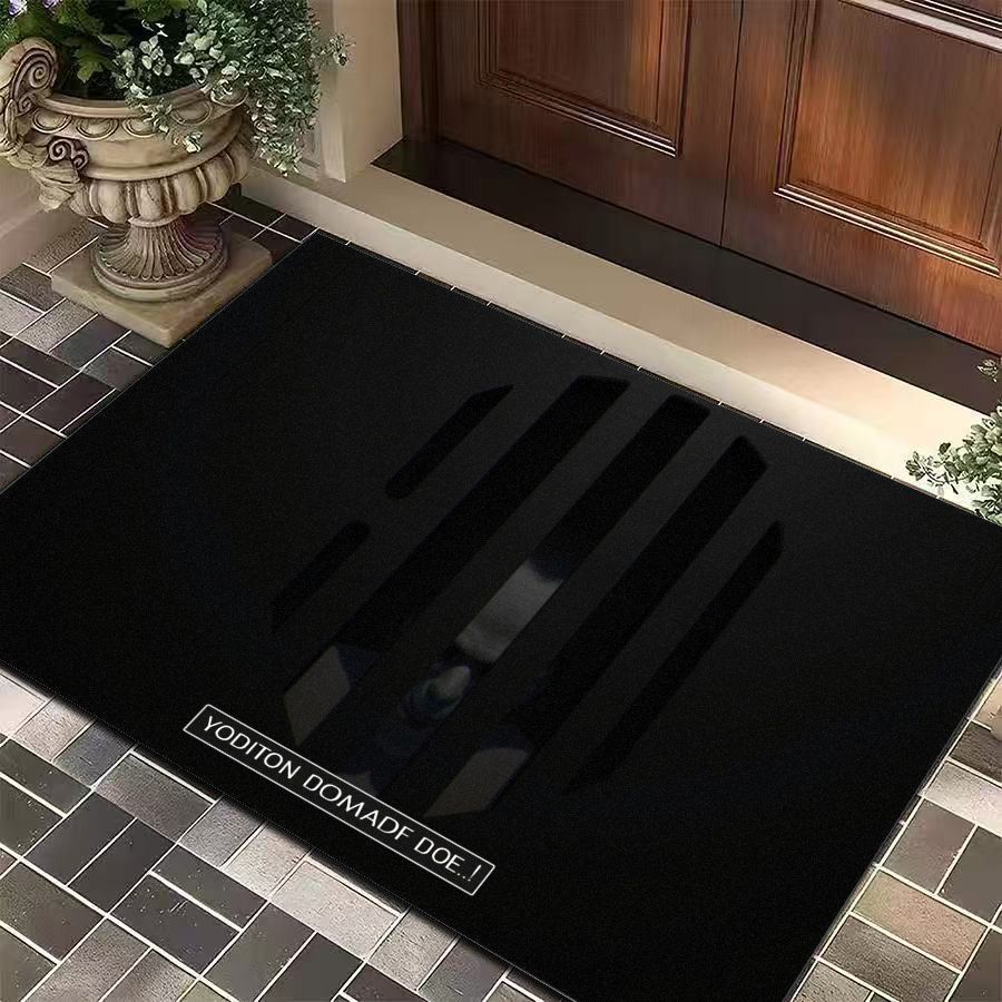 Underfloor Clown Crystal Velvet Carpet Bath Entrance Floor Mat Water Absorbing Anti-Slip Home Decoration