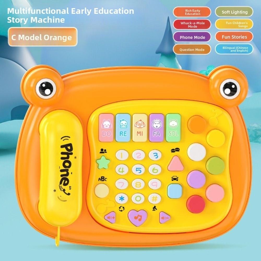 Interactive Rotating Music Piano Keyboard Creative Early Educational Music Toy Toddlers