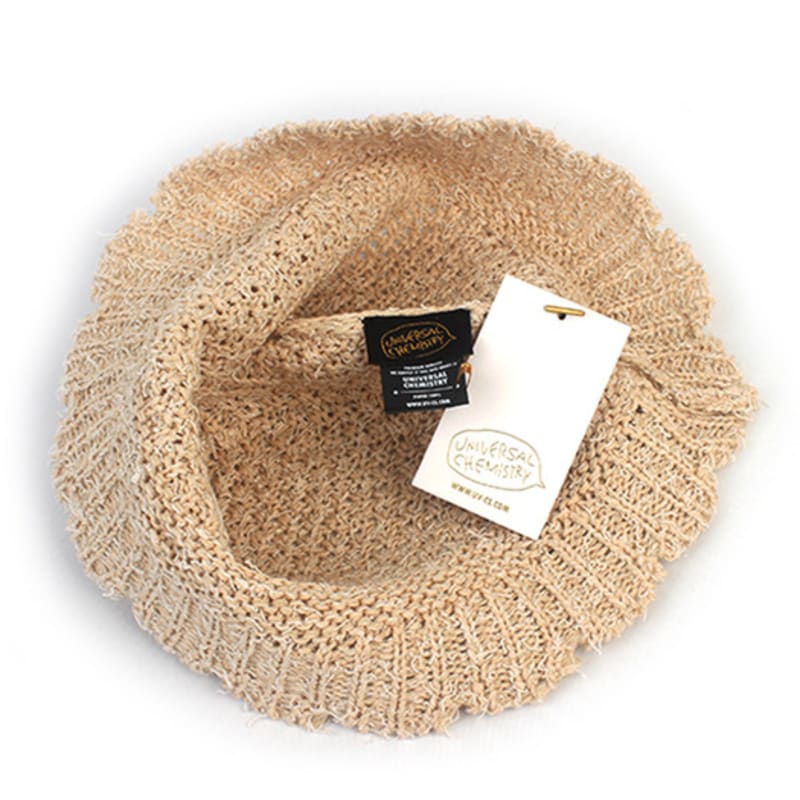 Universal Chemistry Vintage Ribbon Beige Bucket Hat