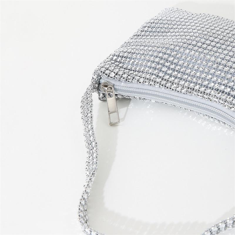 Rhinestone Evening Bag Women Bling Purse Sparkly Diamond Shoulder Bag For Women Party Club Wedding Prom Clutch Purses