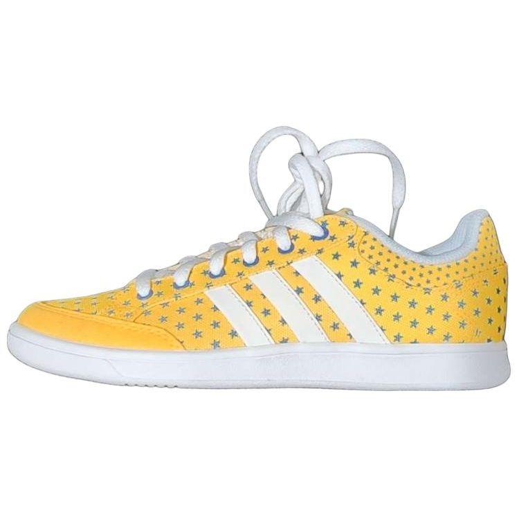 Adidas Oracle Vi Comfortable Casual Non-Slip Wear-Resistant Low-Top Tennis Shoes Women Sneakers Yellow White S42012