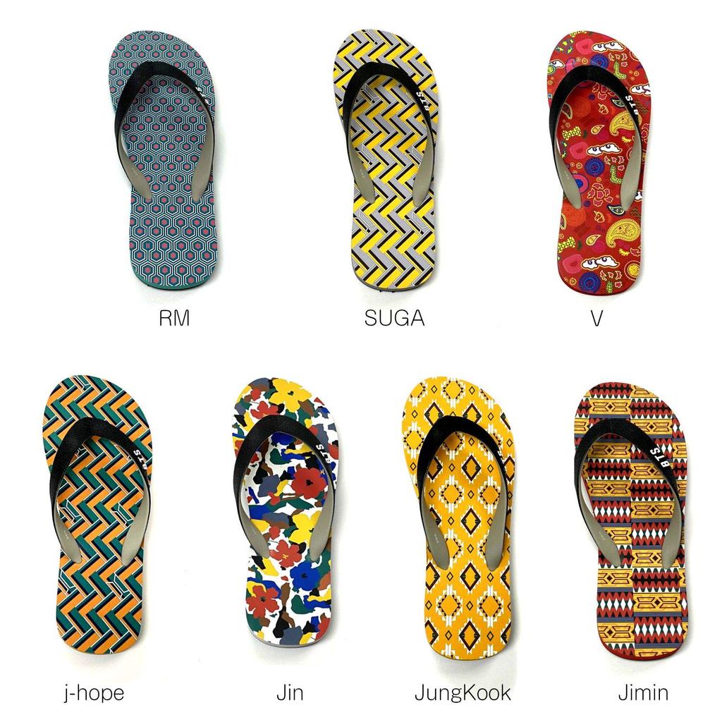 Bell la bell Officially Licensed BTS IDOL Beach Sandals for Men and Women - Blue/24cm
