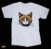 Cat Kitten Face White T-shirt