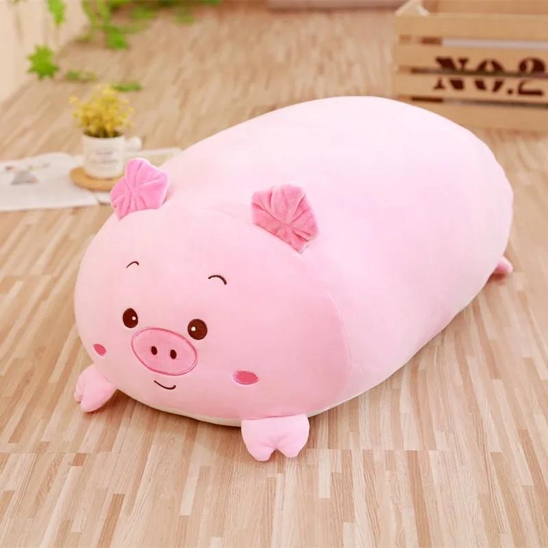 Kawaii Cartoon Dog Cat Totoro Penguin Pig Frog Animals Throw Pillows Stuffed Plush Toy Soft Doll Cute Home Decorations Gifts