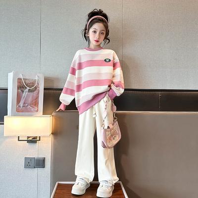 Suéteres de Menina 5-16A Moda Tops Únicos Meninos Grandes e Meninas Tops de Primavera e Outono